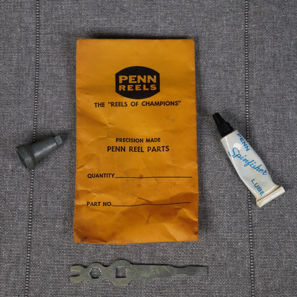 Vintage Penn Reels Maintenance Repair Kit Wrench Tool Spinfisher Lube Envelope